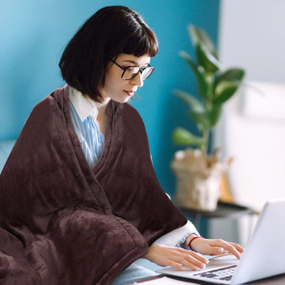 Electric Heated Fleece Blanket - CozyHeat-Nora Luxe