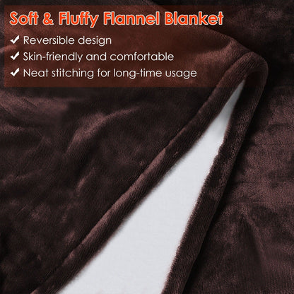 Electric Heated Fleece Blanket - CozyHeat-Nora Luxe