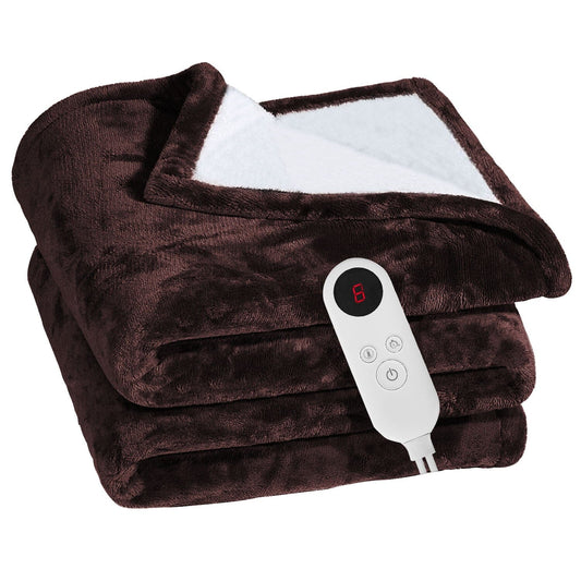 Soft Warm Electric Throw Blanket - Pexav