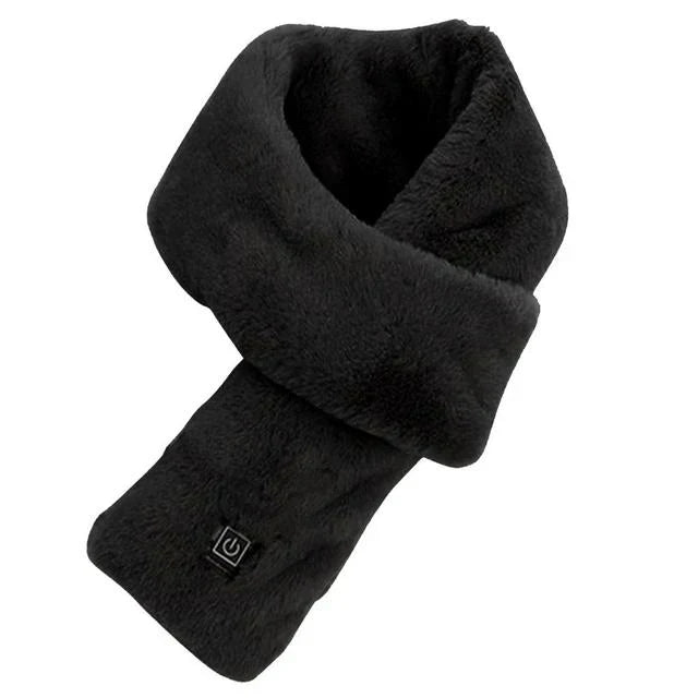 Electric Heated Scarf - Elina-Black-Nora Luxe
