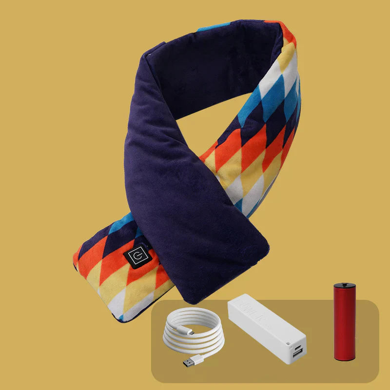 Electric Heated Scarf - Elina-Colored-Nora Luxe