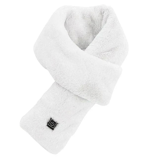 Electric Heated Scarf - Elina-White-Nora Luxe