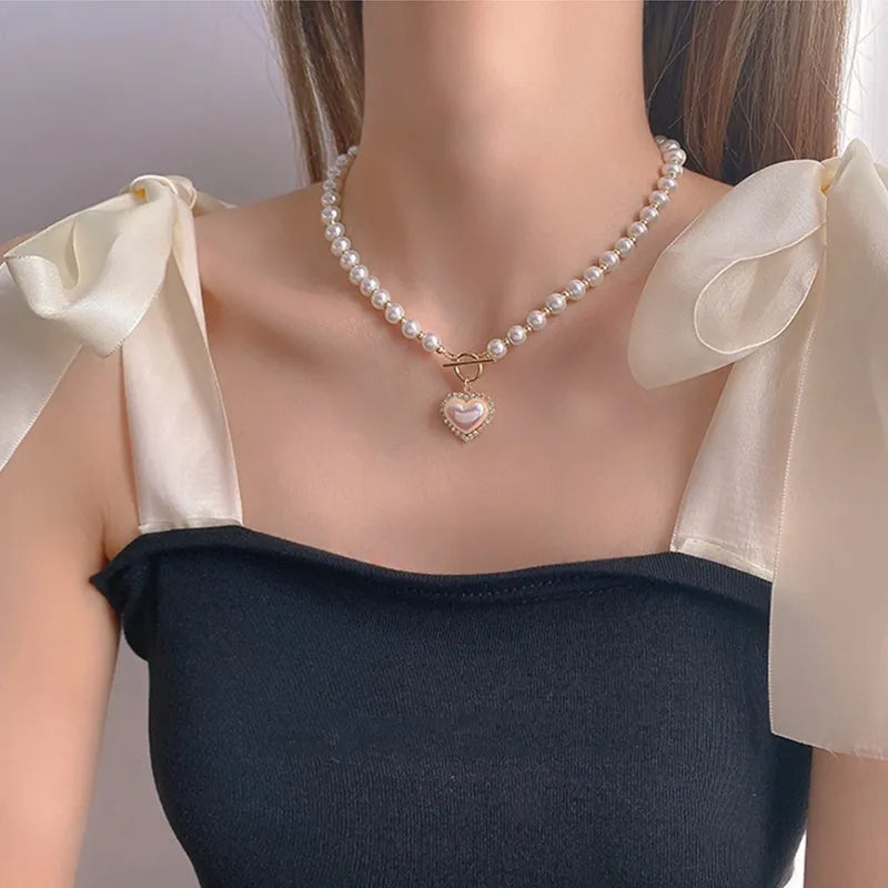 Timeless Pearl Drop Necklace - Pexav