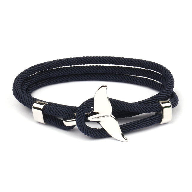 Classic Sailor Anchor Bracelet Adjustable Nautical Charm - Pexav