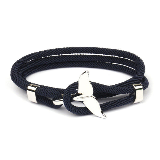 Classic Sailor Anchor Bracelet Adjustable Nautical Charm - Pexav