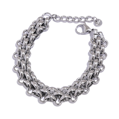 Elegant Charm Bracelet | Silver Plated | Perfect Gift-925 Silver-Nora Luxe