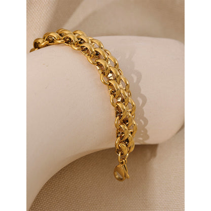 Elegant Charm Bracelet | Silver Plated | Perfect Gift-Gold-plated-Nora Luxe