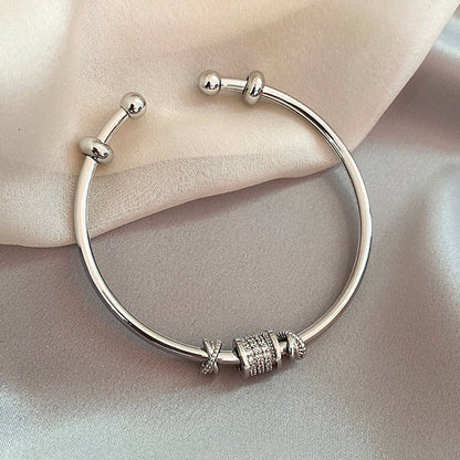 Elegant French Style Bracelet | Women's Fashion Jewellery-Silver-Nora Luxe