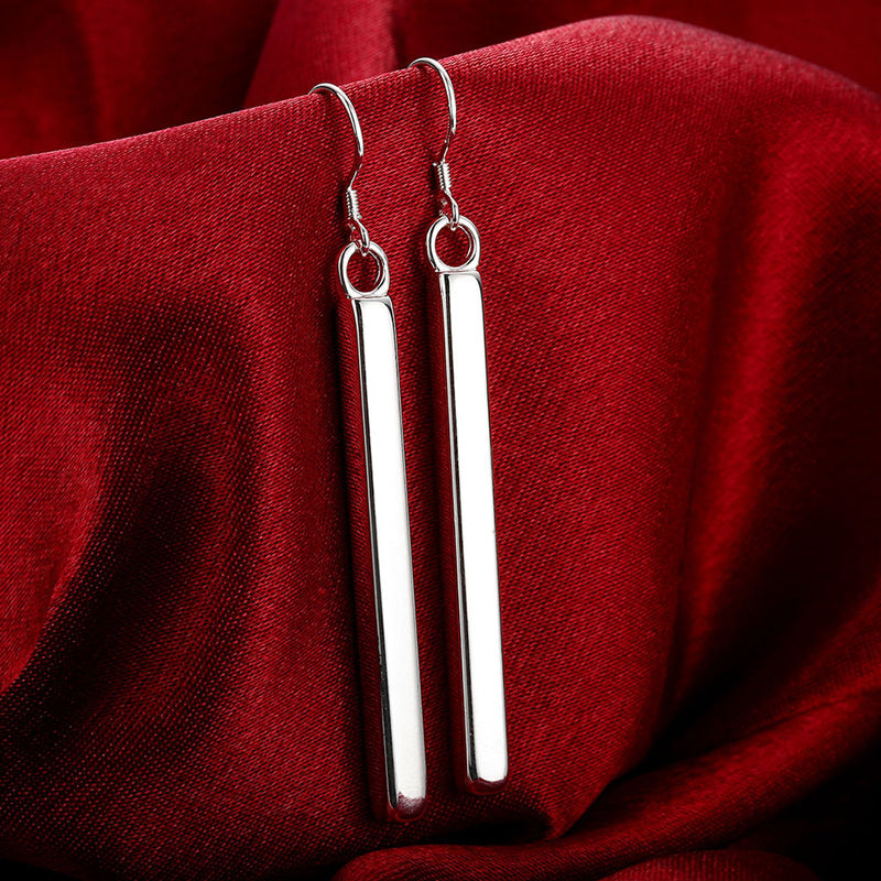 Sophisticated Silver Drop Earrings - Pexav