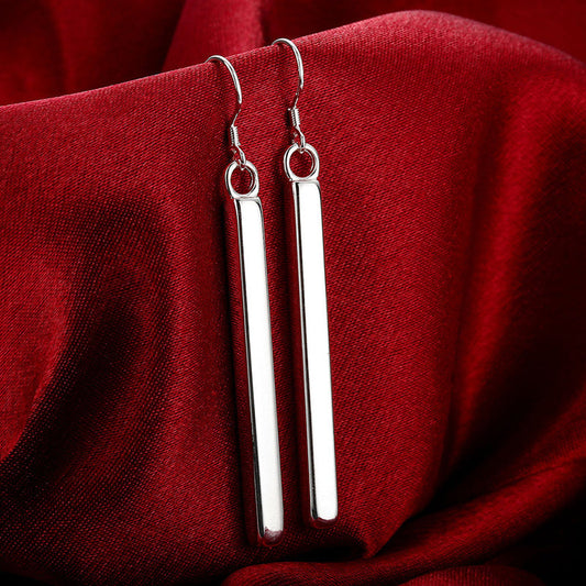 Sophisticated Silver Drop Earrings - Pexav