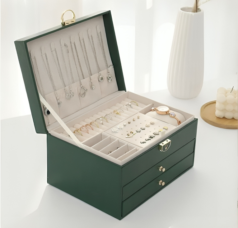 Small Stackable Jewelry Storage Case