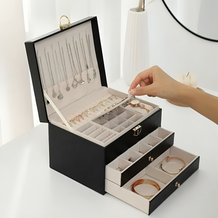 Small Stackable Jewelry Storage Case