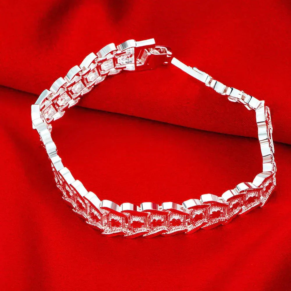 Elegant Shiny Bracelet with Rhinestones-Nora Luxe