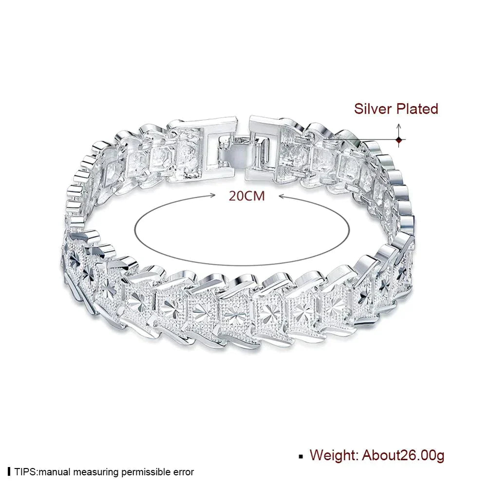 Elegant Shiny Bracelet with Rhinestones-Nora Luxe
