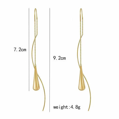 Elegant Waterdrop Earrings | Simple and Stylish Jewellery-Nora Luxe