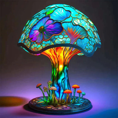 Colorful Glass Desk Lamp - Warm Glow - Pexav