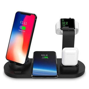 Compact 4 Port USB Charging Dock