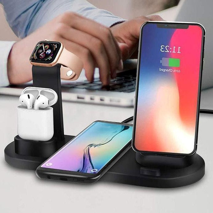 Compact 4 Port USB Charging Dock - Pexav