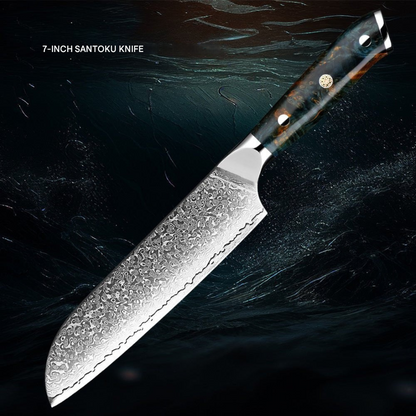 Sharp Premium Damascus Steel Knife Set