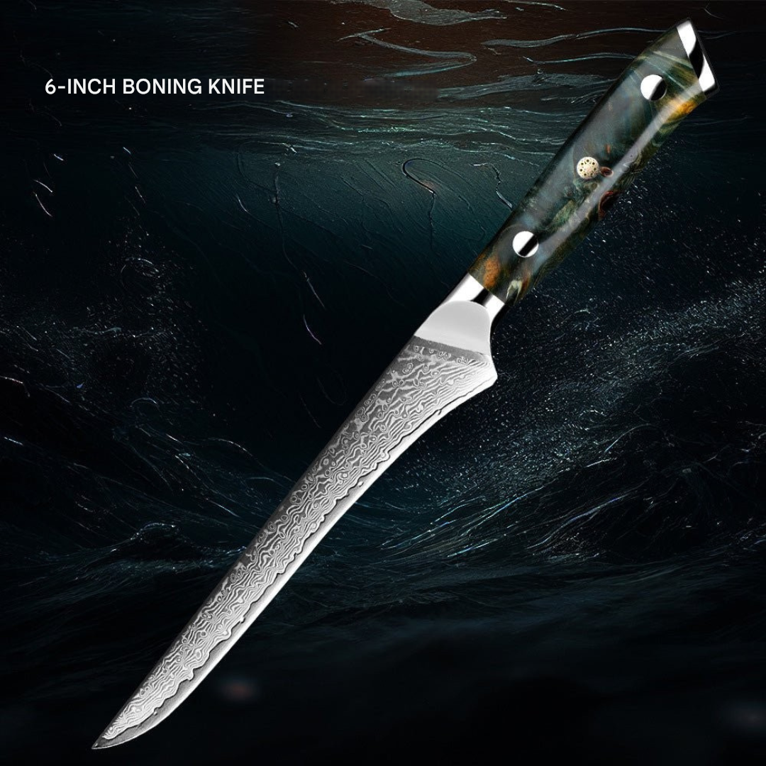 Sharp Premium Damascus Steel Knife Set