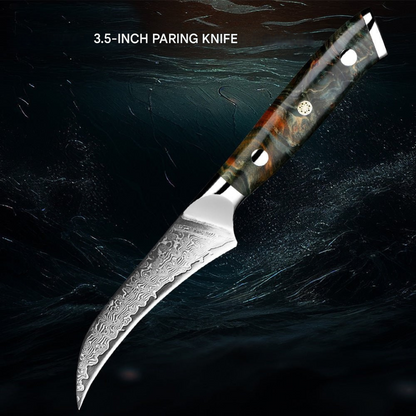 Sharp Premium Damascus Steel Knife Set
