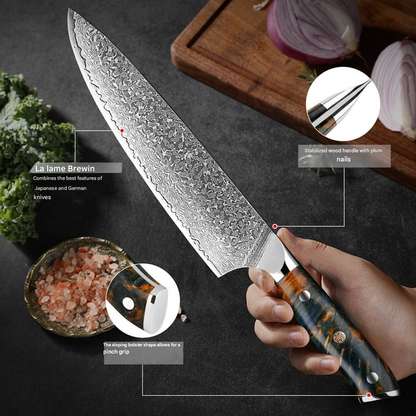 Sharp Premium Damascus Steel Knife Set