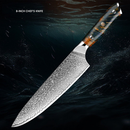 Sharp Premium Damascus Steel Knife Set