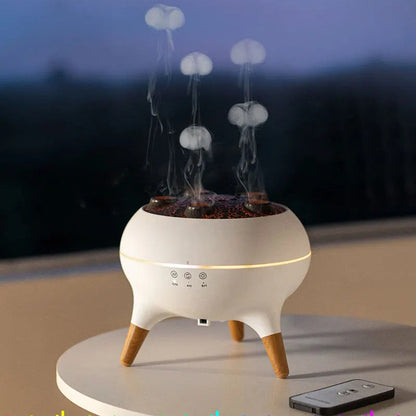 Colorful Ocean Flame Essential Oil Diffuser - Pexav