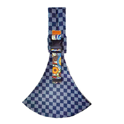Ergonomic Adjustable Carrier - SnuggleRide-Blocked Blue-Nora Luxe