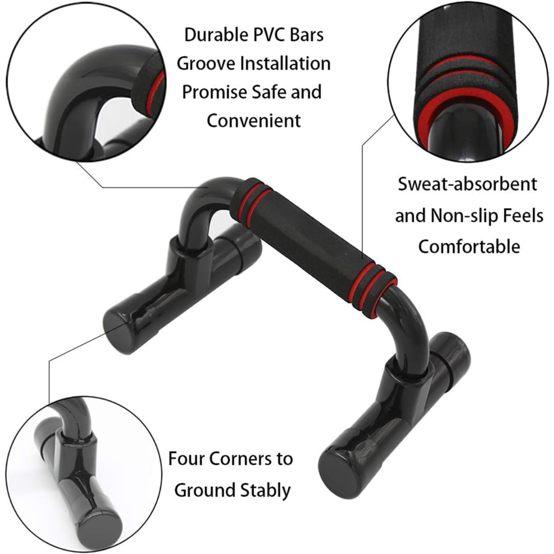 Ergonomic Push-Up Bars with Non-Slip Base-Nora Luxe