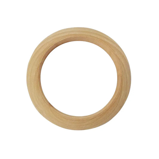 Traditional Wooden Circle Bangles | Handmade Ladies Jewelry - Pexav