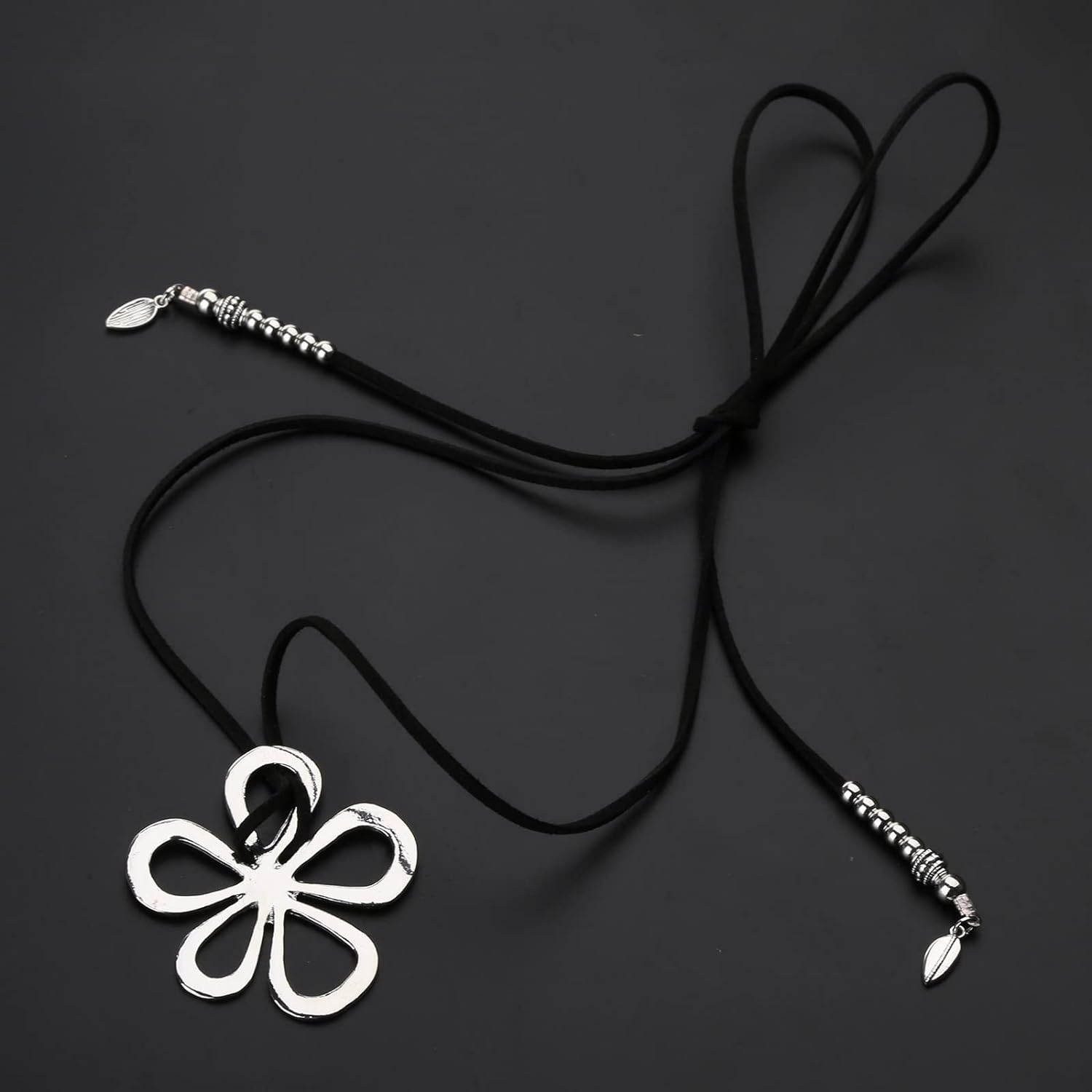 Ethnic Style Flower Necklace | Bohemian Floral Pendant-Nora Luxe