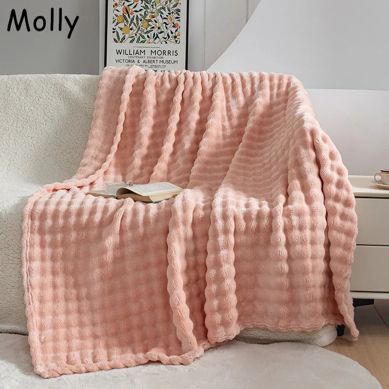 Ultra Cozy Fleece Throw Blanket - Pexav