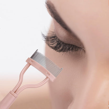 Eyelash Comb & Separator - Precision Tool for Perfect Eyelashes-Black-Nora Luxe