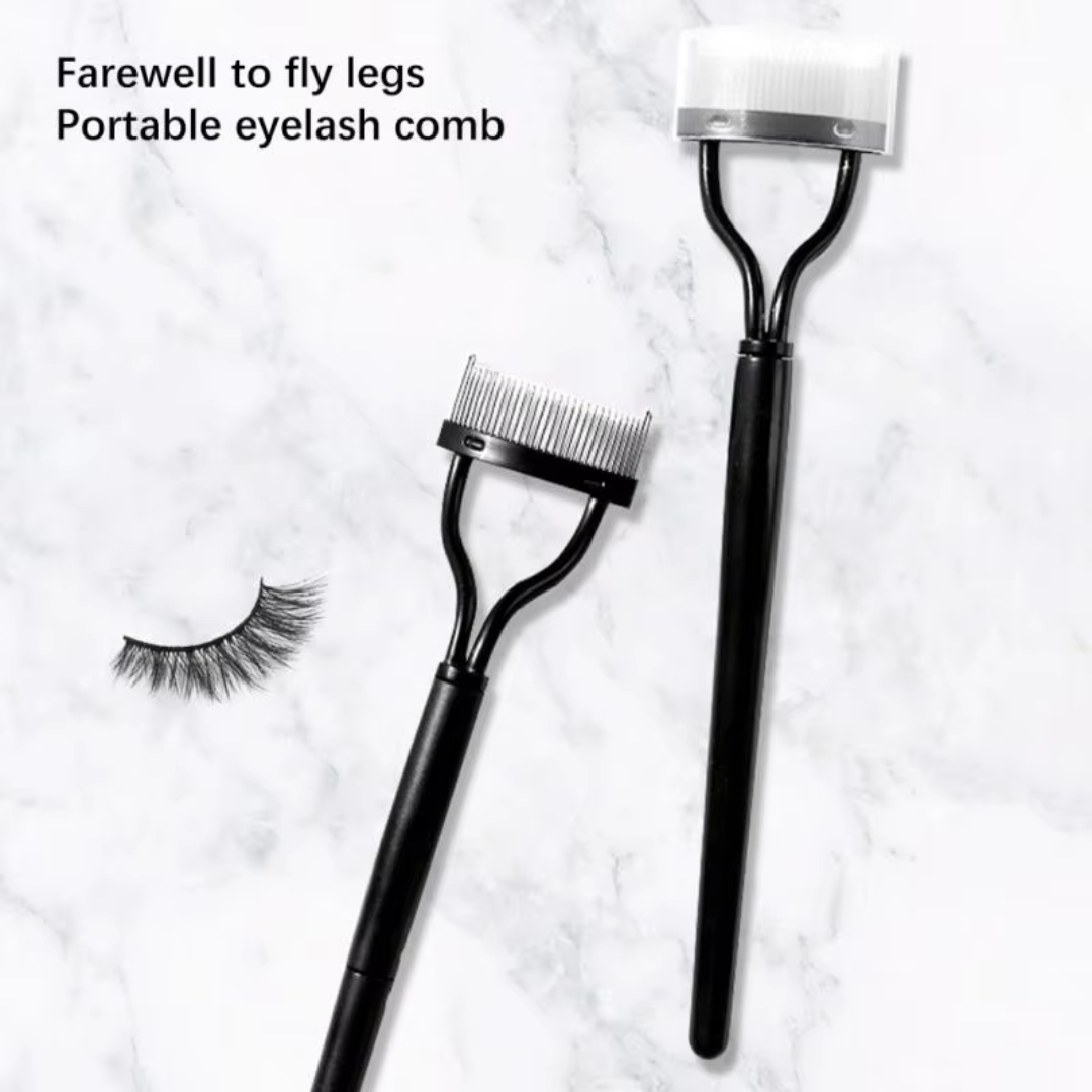 Eyelash Comb & Separator - Precision Tool for Perfect Eyelashes-Black-Nora Luxe