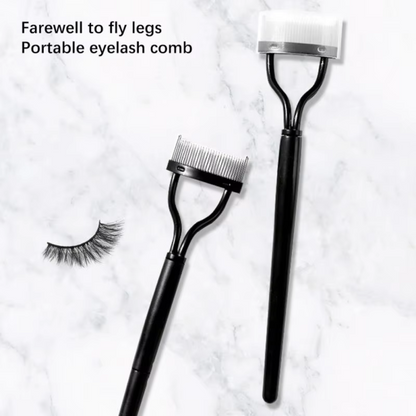 Eyelash Comb & Separator - Precision Tool for Perfect Eyelashes-Black-Nora Luxe