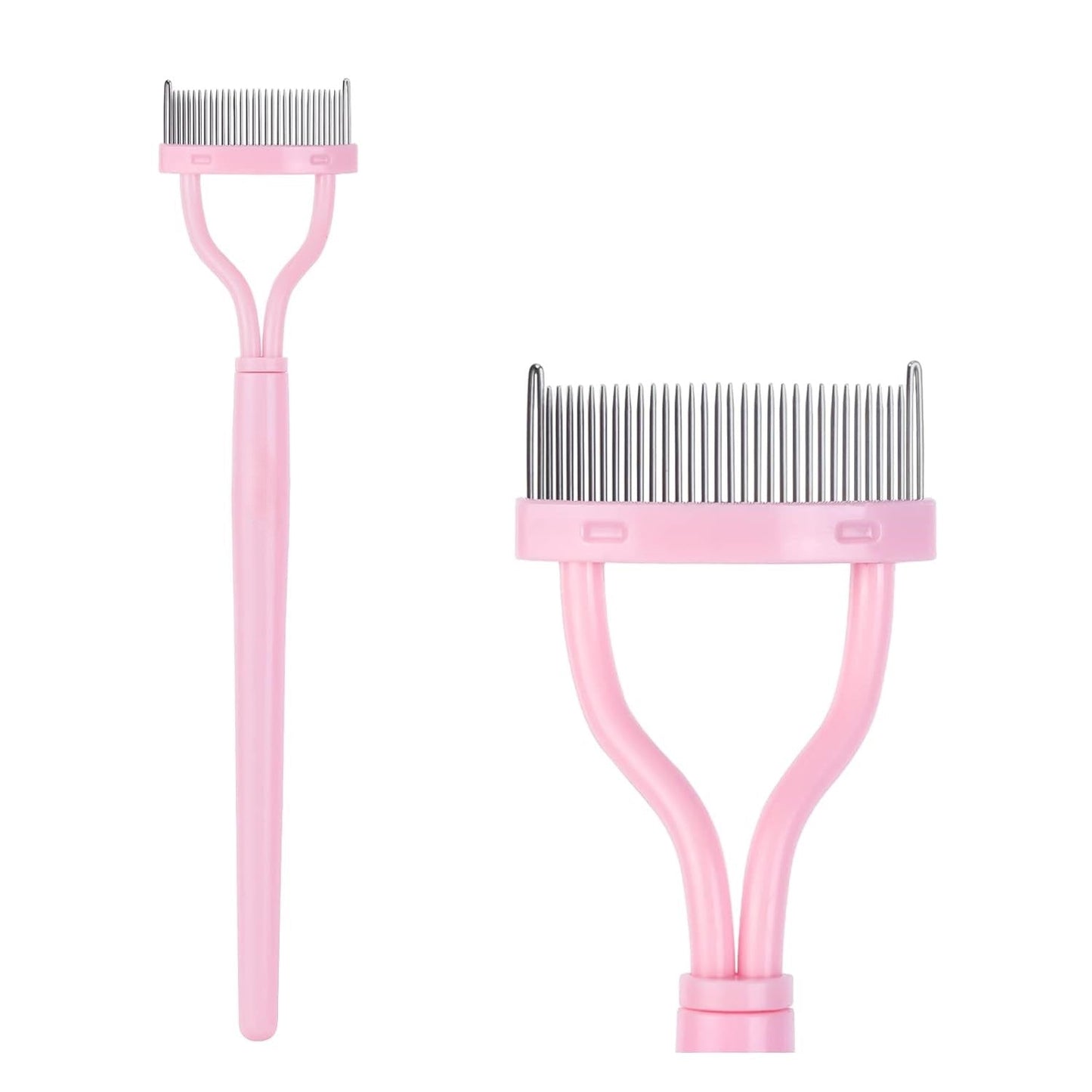 Eyelash Comb & Separator - Precision Tool for Perfect Eyelashes-Pink-Nora Luxe