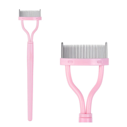 Eyelash Comb & Separator - Precision Tool for Perfect Eyelashes-Pink-Nora Luxe