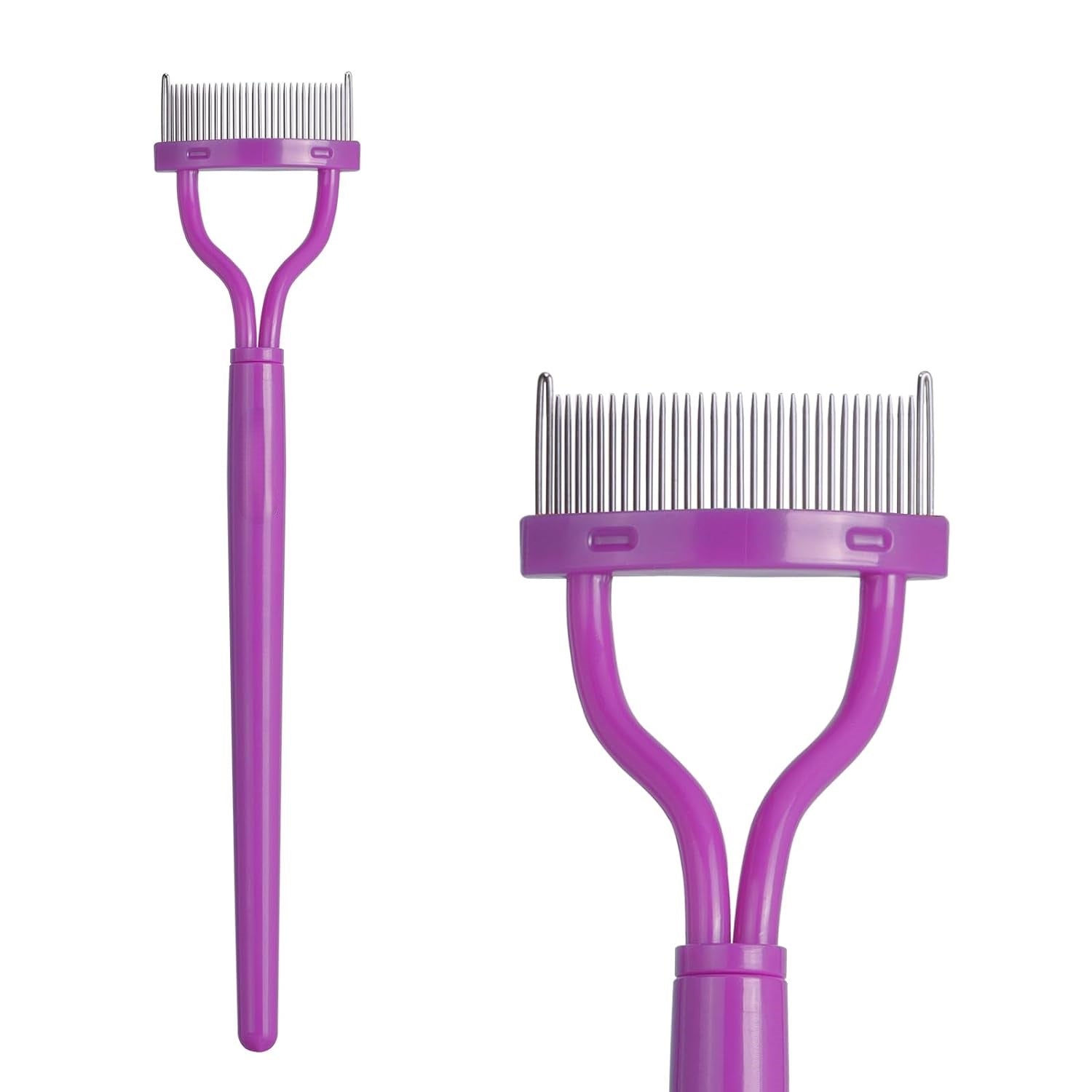 Eyelash Comb & Separator - Precision Tool for Perfect Eyelashes-Purple-Nora Luxe