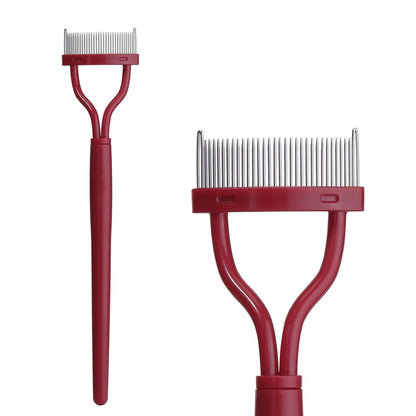 Eyelash Comb & Separator - Precision Tool for Perfect Eyelashes-Red-Nora Luxe