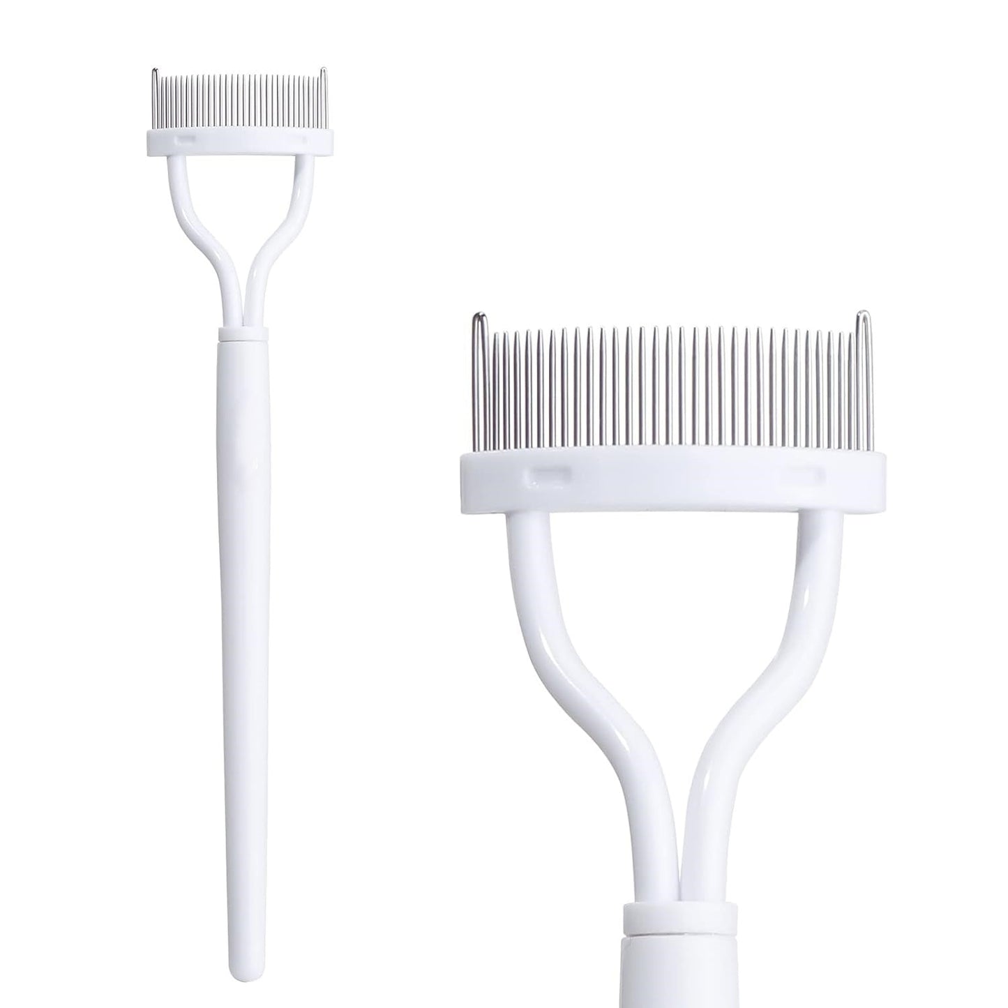 Eyelash Comb & Separator - Precision Tool for Perfect Eyelashes-White-Nora Luxe