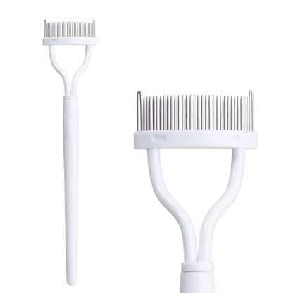 Eyelash Comb & Separator - Precision Tool for Perfect Eyelashes-White-Nora Luxe