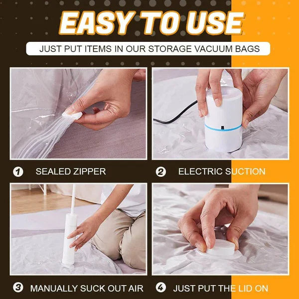 Space Saving Vacuum Storage Bag with Extra Capacity