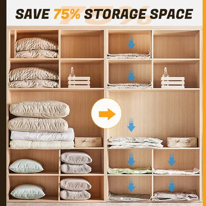 Space Saving Vacuum Storage Bag with Extra Capacity