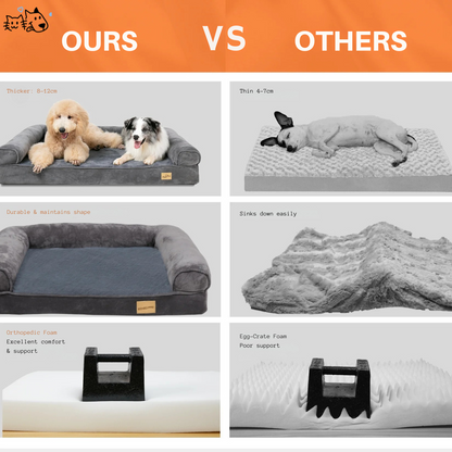 Comfortable Pet Sofa Bed with Removable Washable Cover