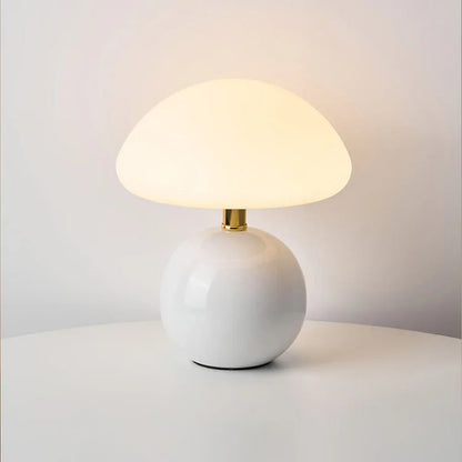 Simple Vintage Fungi Desk Lamp Soft Adjustable Glow