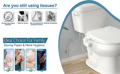 Self Cleaning Toilet Bidet Kit