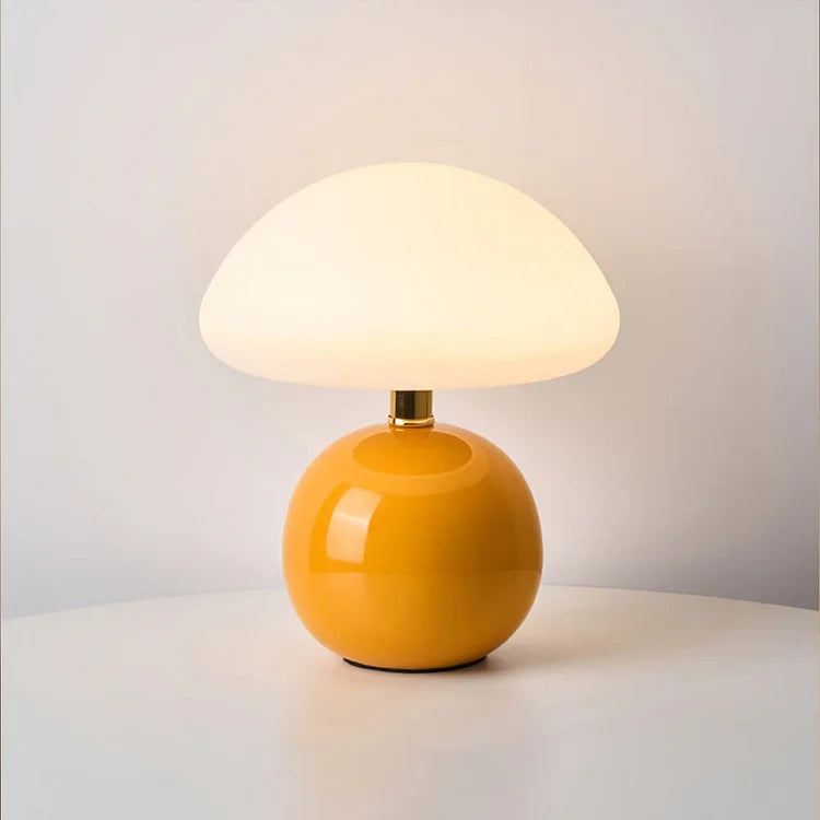 Simple Vintage Fungi Desk Lamp Soft Adjustable Glow
