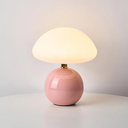 Simple Vintage Fungi Desk Lamp Soft Adjustable Glow