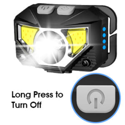 2-Pack Bright Rechargeable LED Headlight with Motion Sensor
